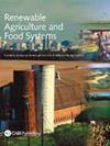 RENEWABLE AGRICULTURE AND FOOD SYSTEMS雜志封面